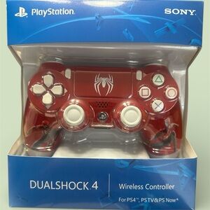 Sony DualShock 4 Wireless Controller - Spider-Man Vibrant Red